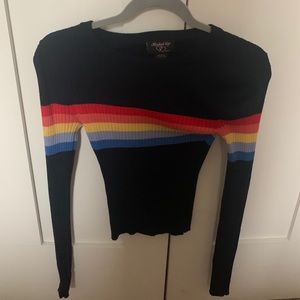 Form Fitting Retro Sweater